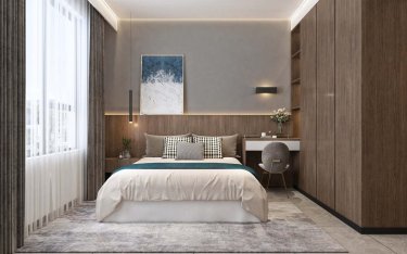 143平3室现代简约卧室