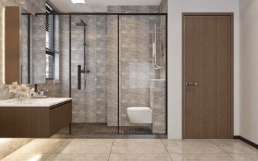 143平3室现代简约卫生间