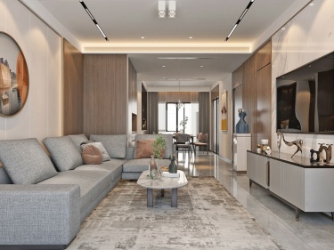 135平碧源月湖现代风格