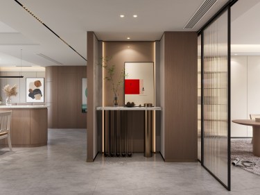 144平2室现代简约玄关