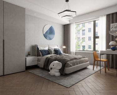 188平4室雅致新中儿童房