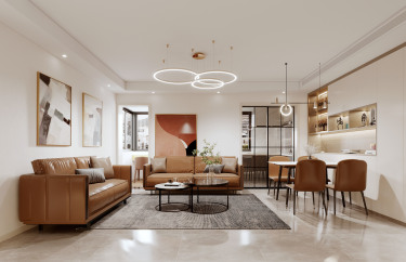 96平2室现代简约客厅