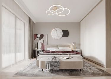 96平2室现代简约卧室