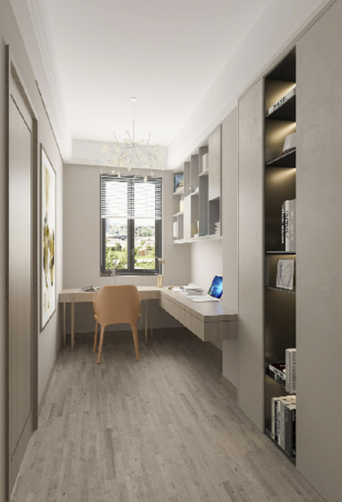 300平别墅现代简约书房