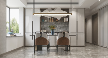 136平3室雅致新中餐厅