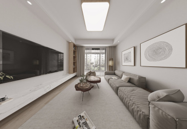 99平3室禅意日式客厅