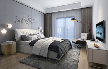 310平跃层/复式雅致新中卧室