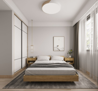 99平3室禅意日式卧室