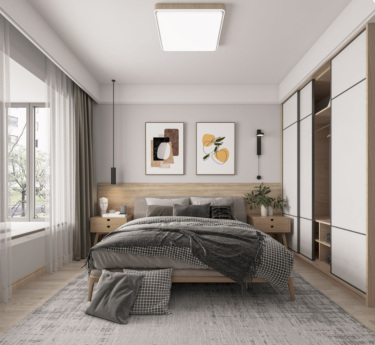 99平3室禅意日式卧室