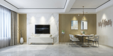 160平跃层/复式现代简约餐厅