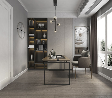 110平4室现代简约书房