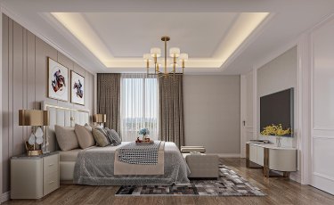 400平别墅原木风餐厅