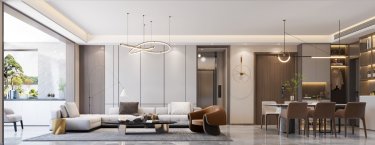 255平跃层/复式现代简约餐厅