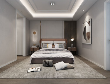 200平跃层/复式现代简约卧室