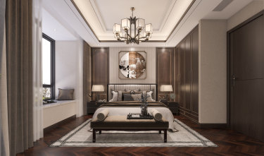 145平跃层/复式雅致新中卧室