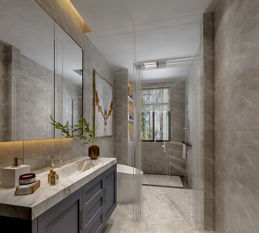 268平跃层/复式现代简约卫生间