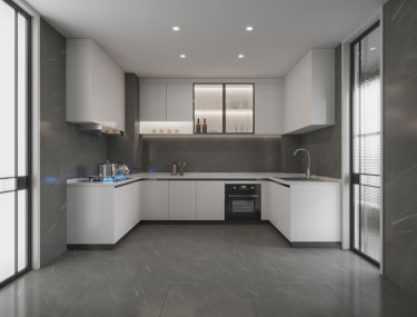 216平5室现代简约餐厅