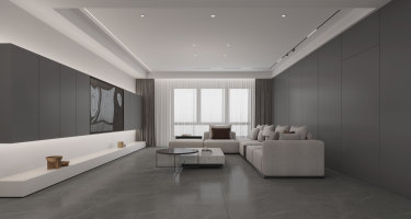 216平5室现代简约客厅