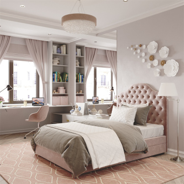 136平现代简约儿童房