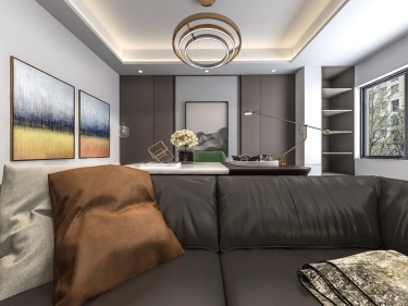 140平国瑞熙墅现代风格