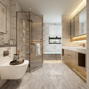 261平雅致新中卫生间