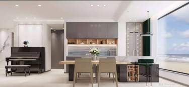 189平4室现代简约餐厅