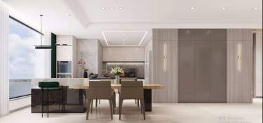 189平4室现代简约餐厅