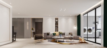 189平4室现代简约客厅