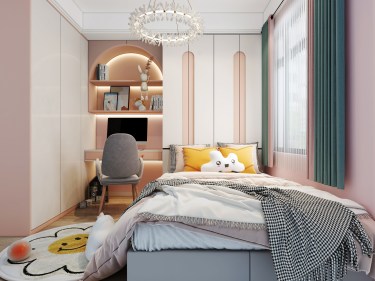 121平现代简约儿童房