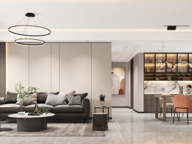 140平富园名都现代风格-简约而不简单