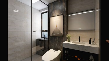 140平雅致新中卫生间