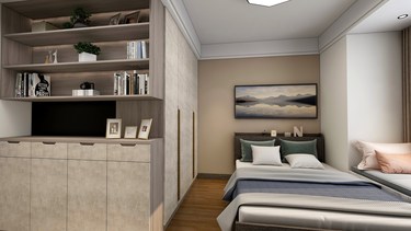 140平雅致新中老人房