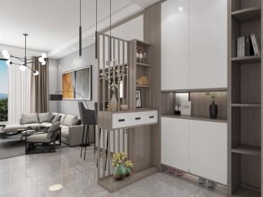 89平现代简约玄关