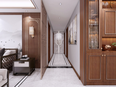 160平雅致新中走廊