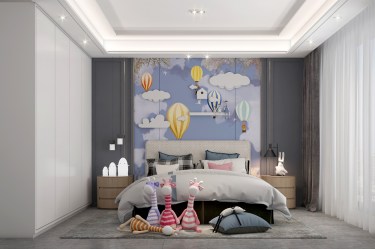 182平现代简约儿童房