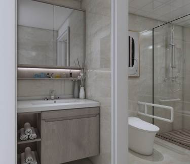 160平禅意日式卫生间