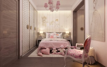 320平现代简约儿童房