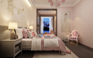 320平现代简约儿童房