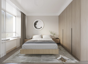 127平3室禅意日式卧室