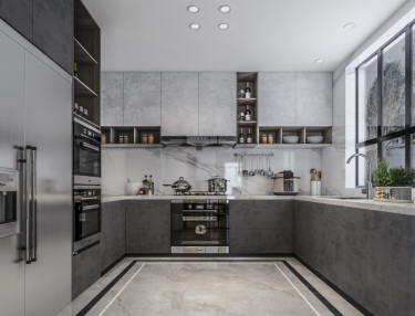 251平雅致新中厨房