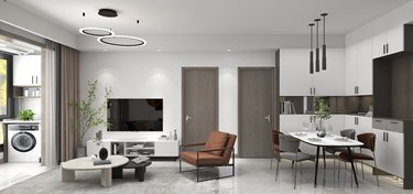 88平现代简约客厅