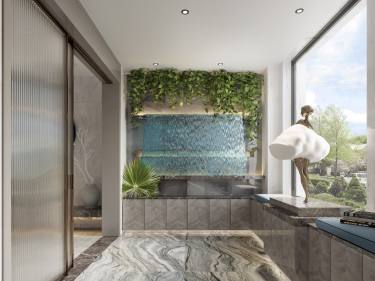 380平现代简约阳台