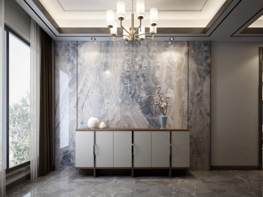 160平中粮本岸新中式风格-于方圆之中，内有乾坤