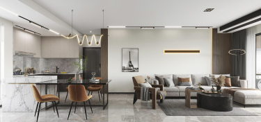 118平2室现代简约客厅