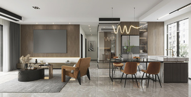 118平2室现代简约客厅