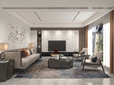 380平大境天成新中式风格