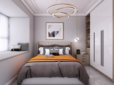 89平原木风卧室