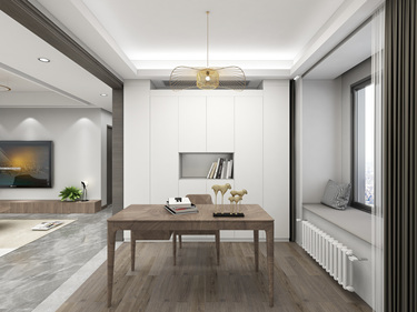 147平4室现代简约书房