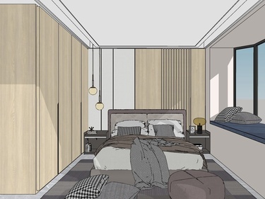 118平鑫苑国际新城现代风格