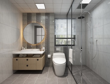 210平现代简约卫生间